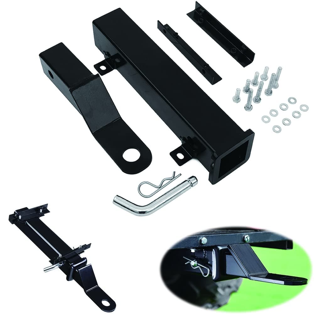 Golf Cart Trailer Hitch with Receiver for Backseat Footrest-Club Car,EZGO,Yamaha