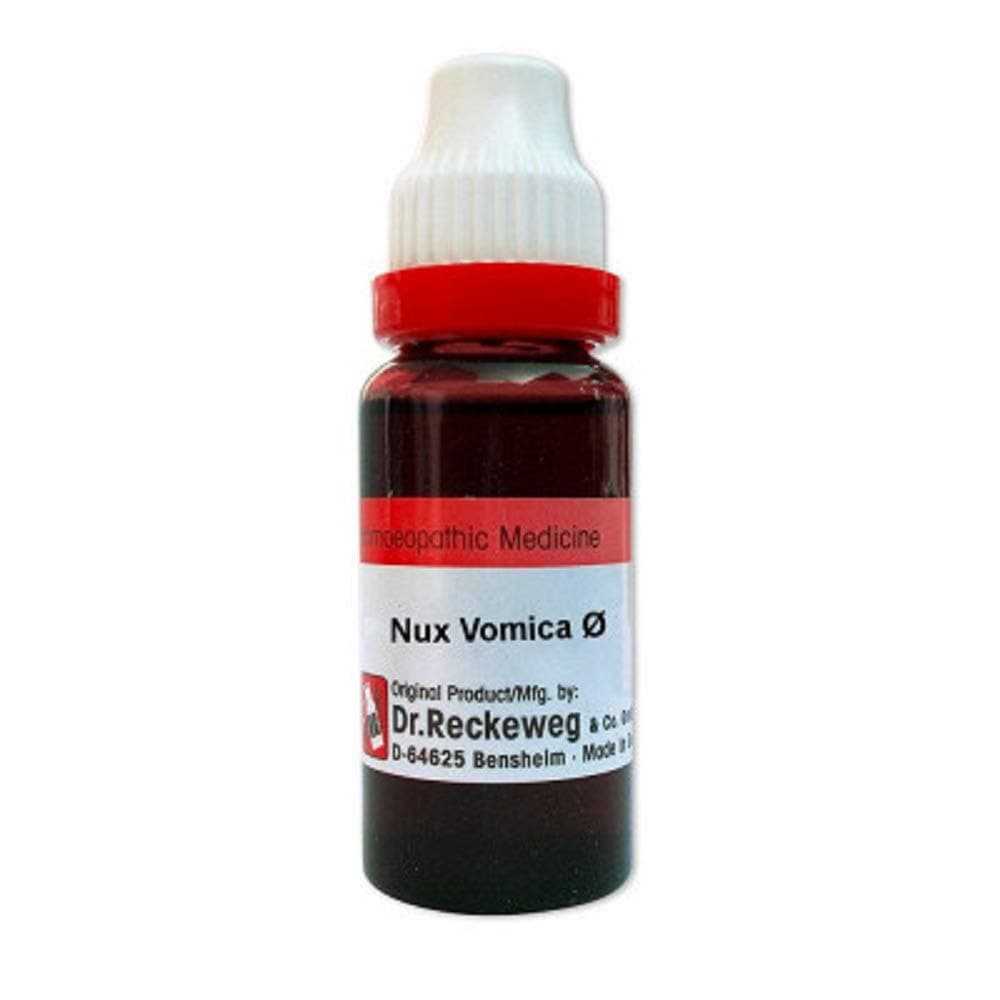 Dr. Reckeweg Homoeopathic Nux Vomica Mother Tincture 1X (Q)(20ml) - by Exportmart
