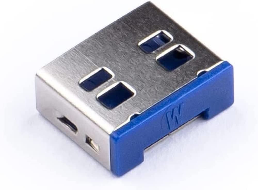 USB Port Lock Basic - Pack of 10 (Dark Blue)