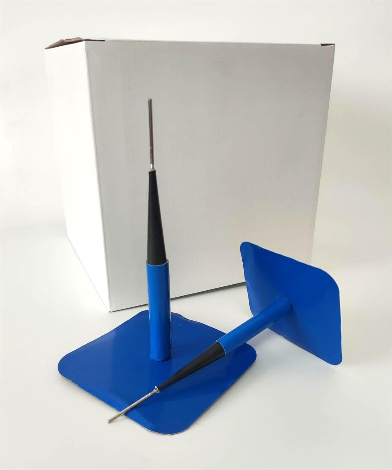 Harzol LCU-8012 Tire Repair Patch Plug Square 3-1/4" x3-1/4 x 1/2" 80x80x12mm 24 Pcs Automotive Tyre Repair Plug Patch 12mm Mushroom Nail Boot Kit Wired