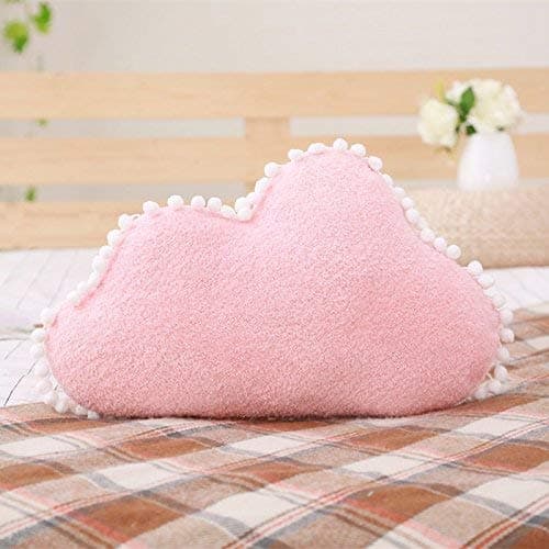 Creative Star Moon and Cloud Plush Pillows Stuffed Toys (pink, cloud)