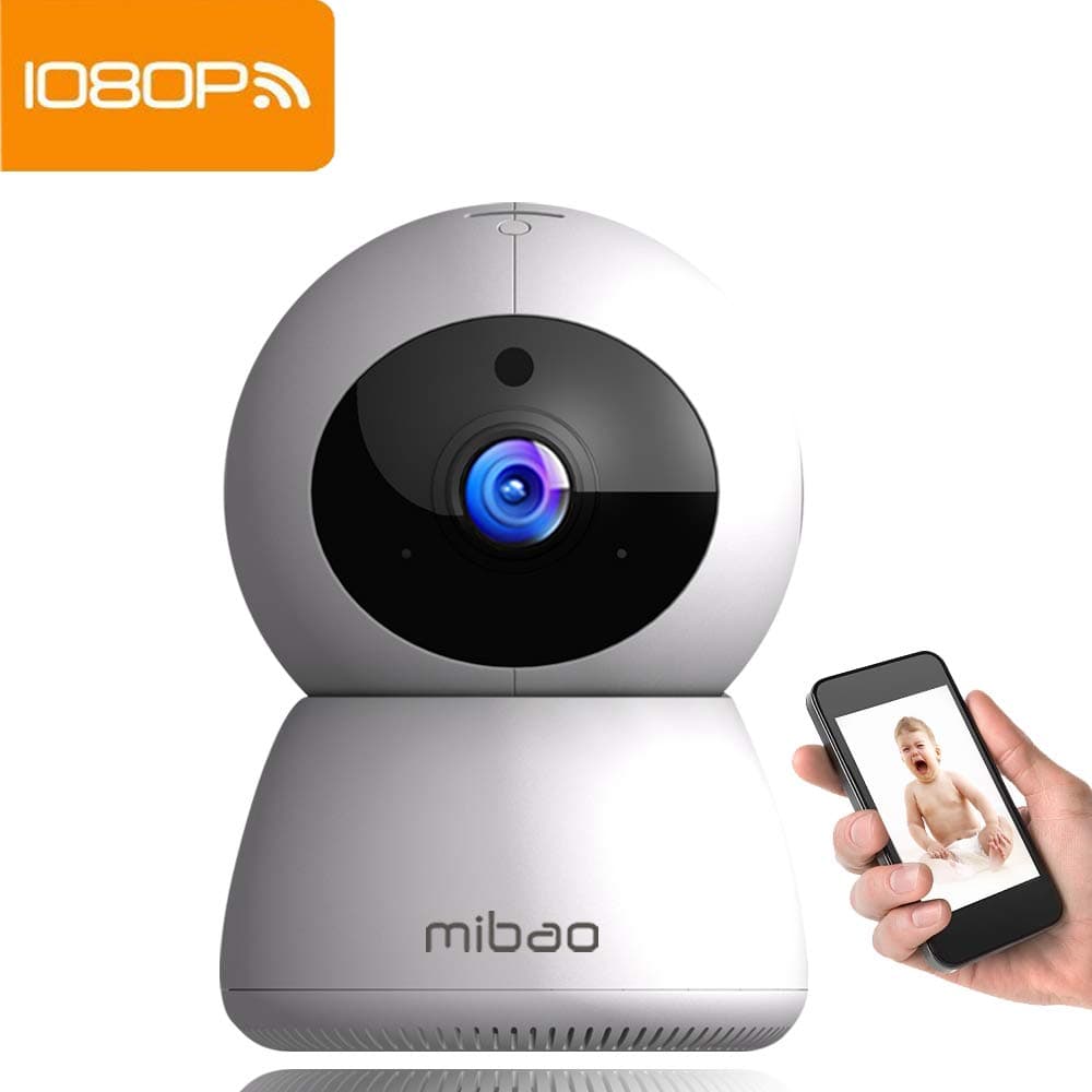 WLAN Kamera Überwachungskamera 1080P IP Camera WiFi Mibao mit Nachtsicht 2 Wege Audio Smart Schwenkbar Home Camera Haustier Baby Camera IP Kamera App Kontrolle Unterstützt Fernalarm