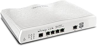 DrayTek Vigor 2832 Ethernet Router, Triple-WAN ADSL2+, 32 VPN Tunnels, 3G/4G Failover Support, Ideal For Small Business