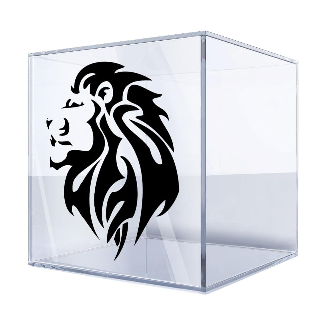 Lion Head Decal Sticker reflecting Vulnerable species & Hunting traits for Amplify the chic on your
