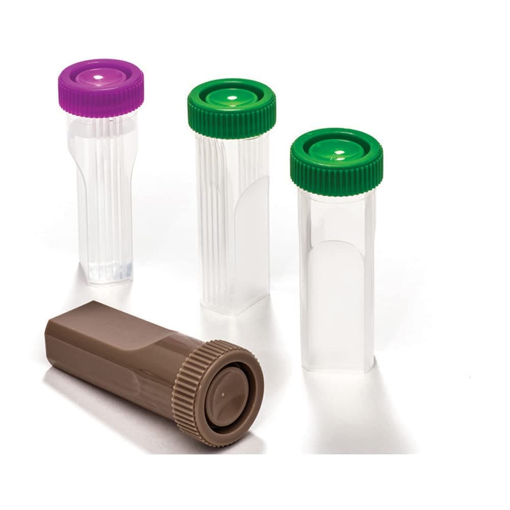 Evergreen Scientifics240-5400-E8K Polypropylene Pap-Fix Plus Pap Jar with Orange Cap, Empty, Bulk (Pack of 1000)