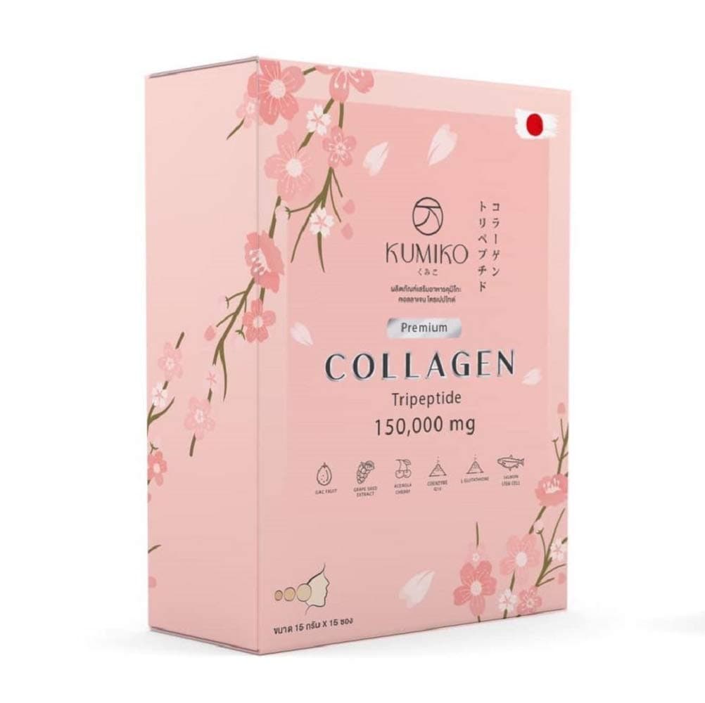 Kumiko Collagen Salmon Stem Cell [150000 mg.] [15 sachets]