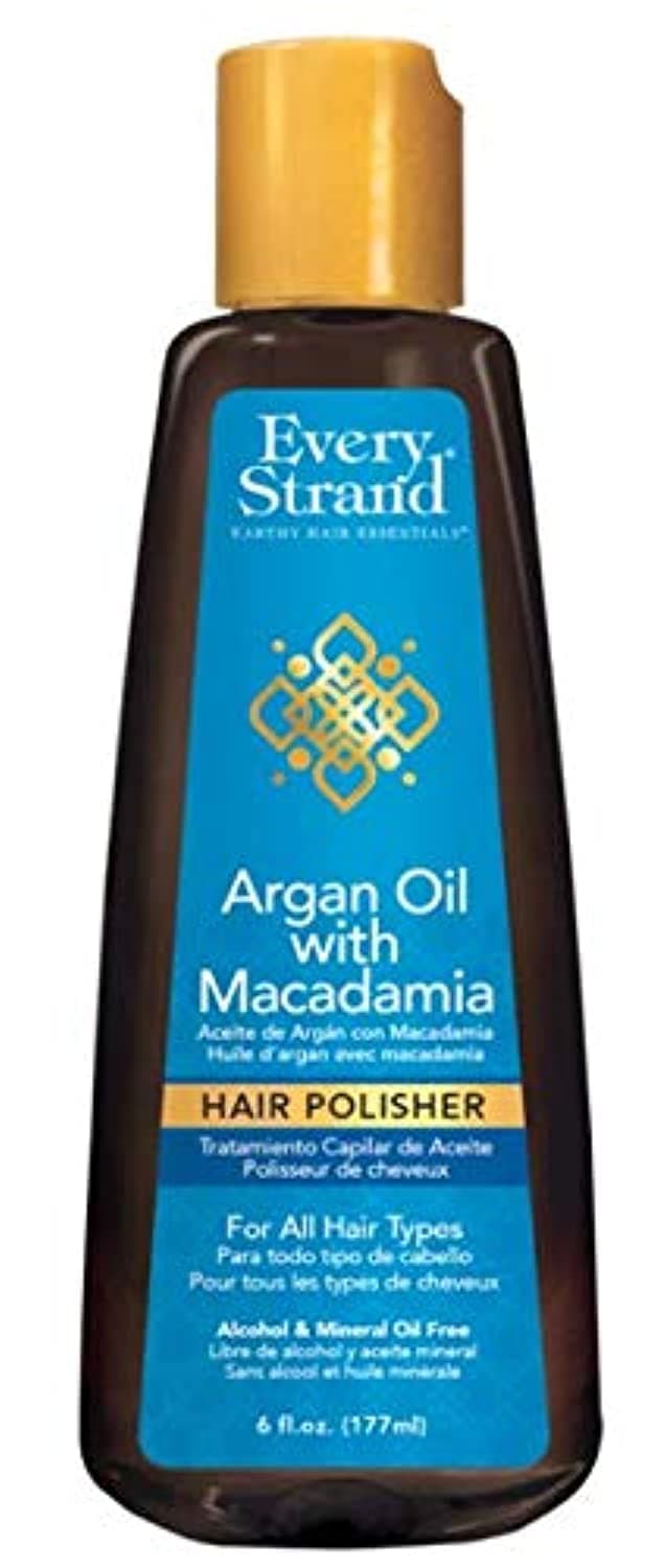EVERY STRAND Argan Oil With Macadamia Hair Polisher, 6 Fl Oz, 6 Oz