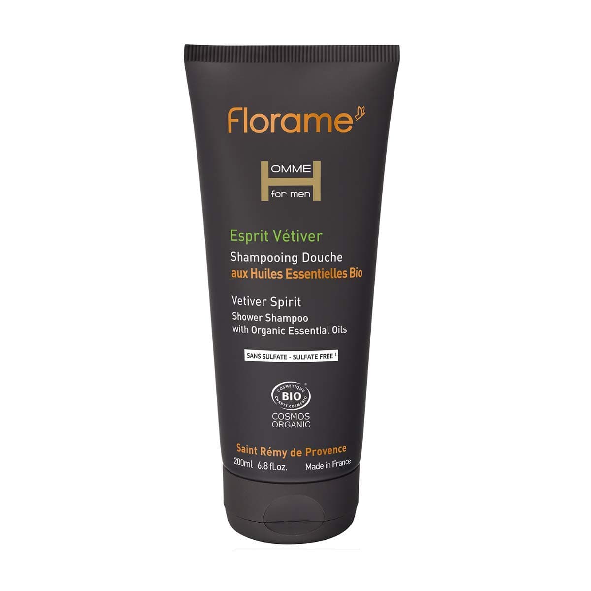 Florame Vetiver Spirit Shower Shampoo - 200ml