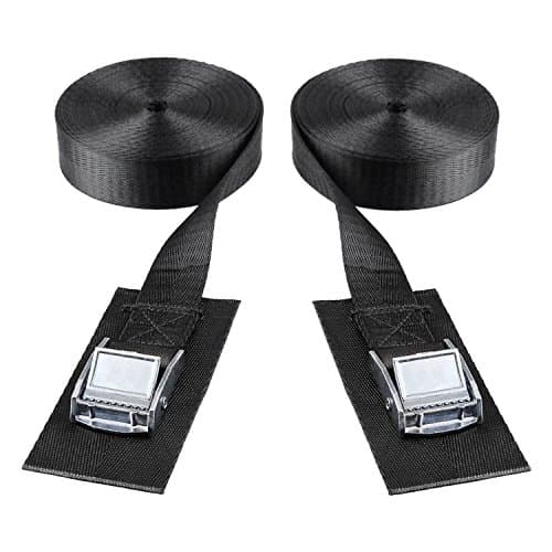 SportsEveryday SUP/Paddleboard/Kayak/Surf Tie-down Strap,Cam Strap,15ft x 1'',set of 2