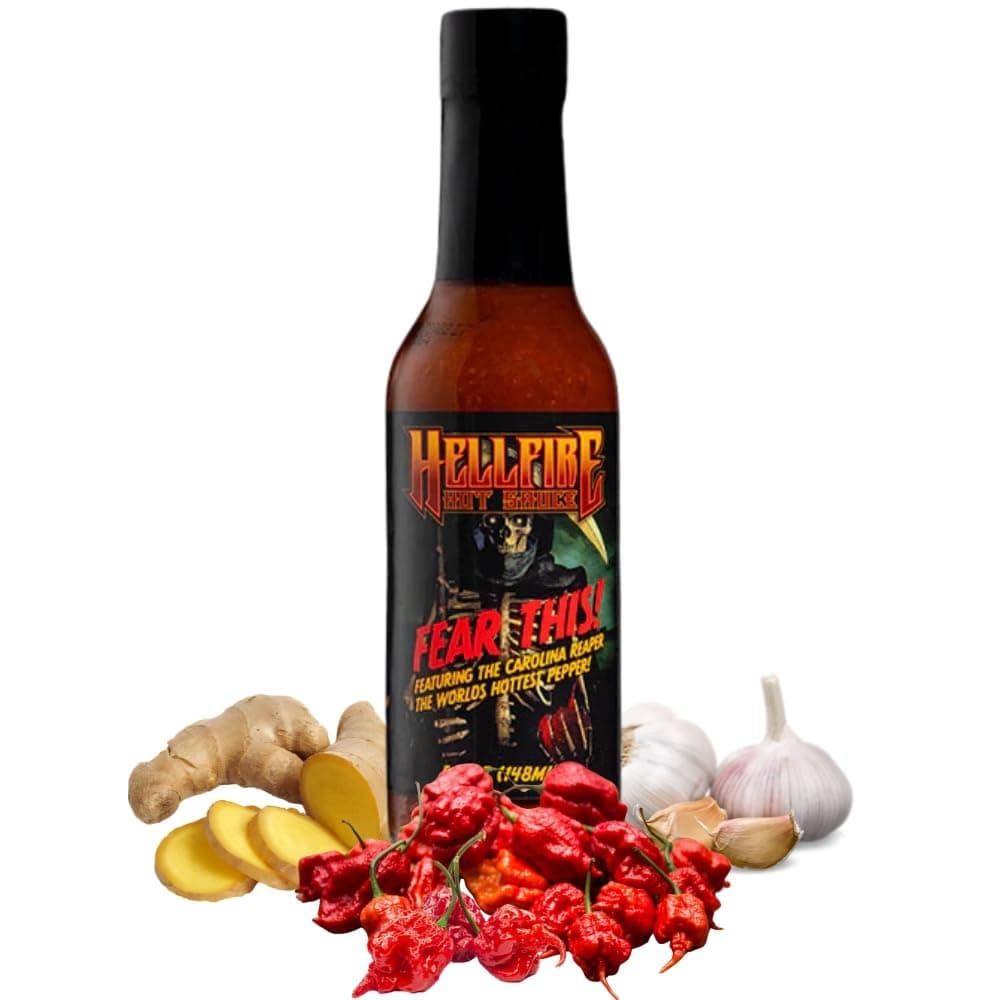 Hellfire Fear This! Award Winning Carolina Reaper Hot Sauce, 148ml