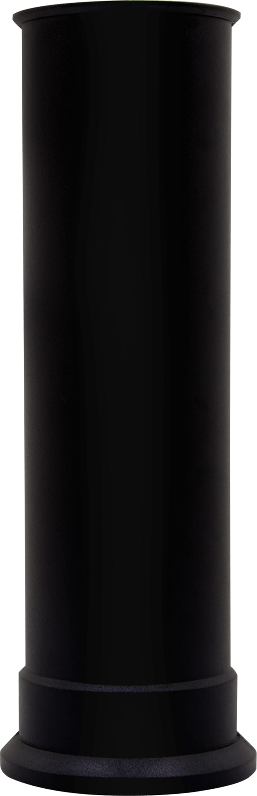 Straight pipe for stove black