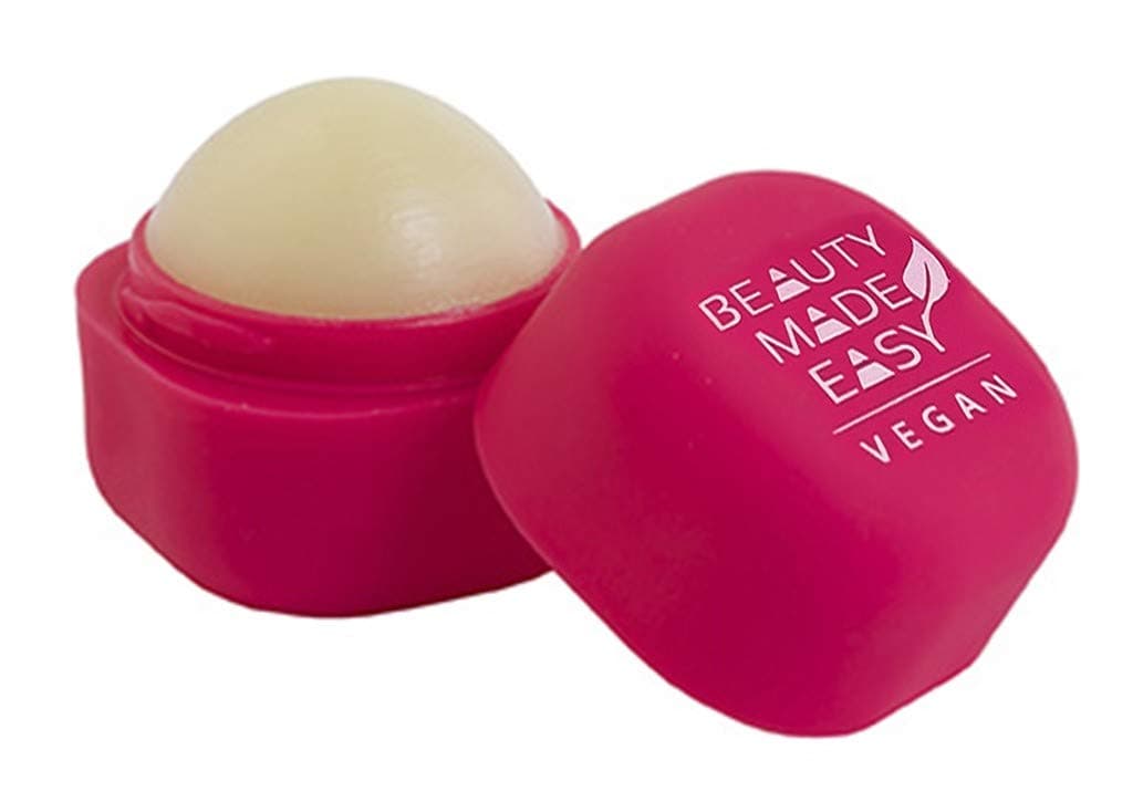 Beauty Made Easy Moisturising Vegan Lip Balm RASPBERRY Plant Based 6.8g