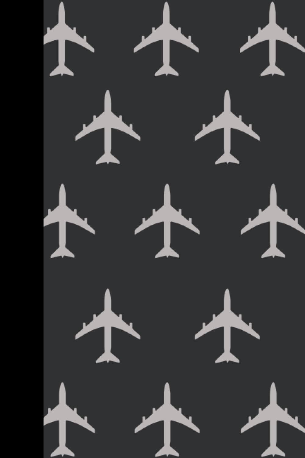 Airplane notebook: Plane theme notebook for Commercial Pilots, 120 pages blank lined, Ideal for work or training