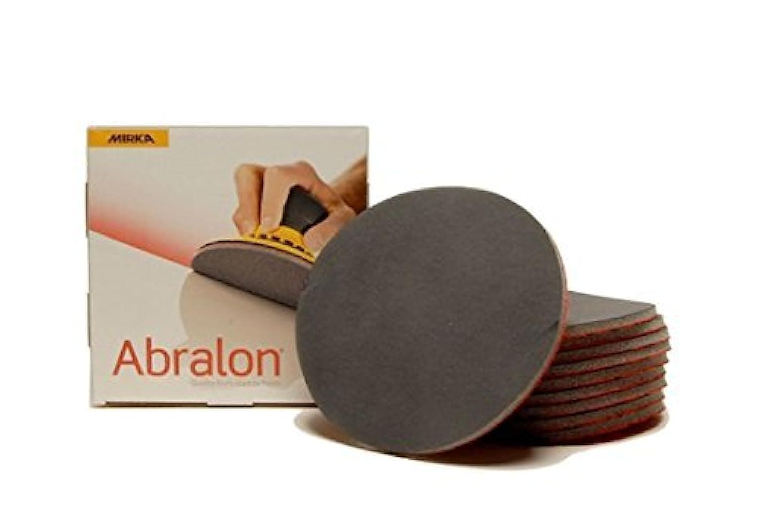 MirkaAbralon 6 Inch 1000 Grit Sanding Discs, 10 per box
