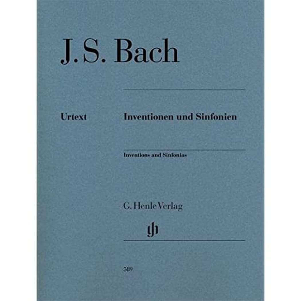 J.S. Bach: Inventions and Sinfonias BWV 772–801 | Henle Urtext Piano Sheet Music (Revised Edition) | Baroque Masterwork for Study and Performance | ... French, German) (Multilingual Edition)
