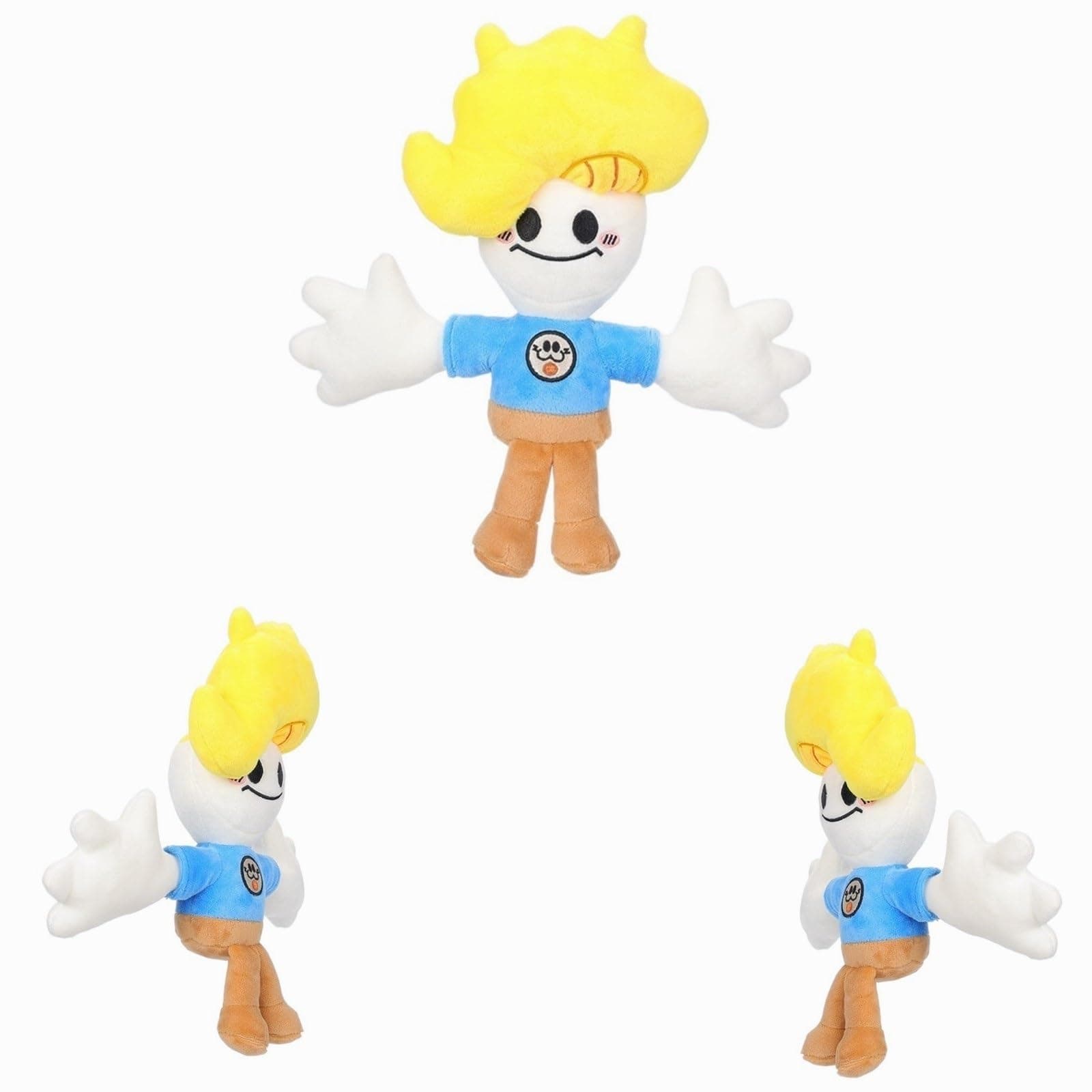 2023 Yellow Hair Boys Plush, Bryson and Ham Plush, Haminations Plush Figure,Cartoon Anime Haminations Plush Toys for Kids Friends Birthday Gift (Color : A, Size : 35cm/13IN)