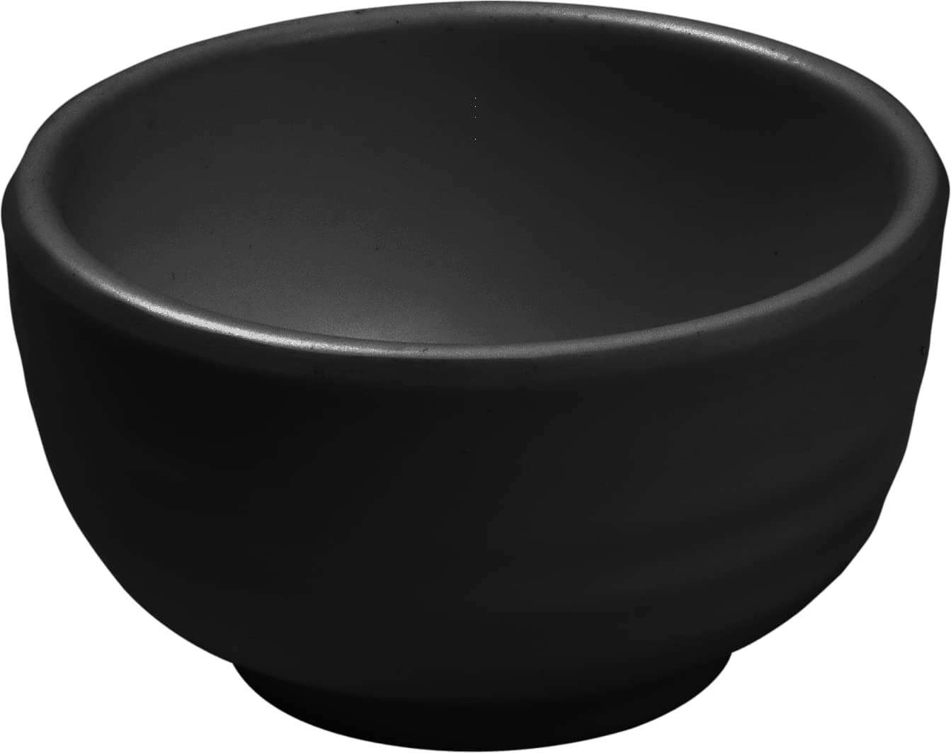 ServewellMelamine Horeca Round Mini Bowl Black 6Cm