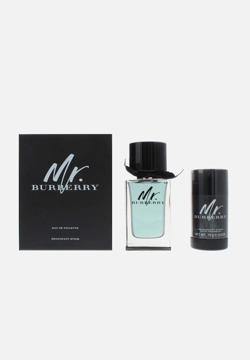 Burberry Mr Eau De Toilette, 100 ml + Deodorant Stick, 75 ml - Travel Set