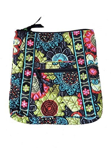 Vera Bradley Hipster in Flower Shower with Green Interior