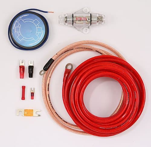 StreetWires PSKA8R Power Stream Amp Kit - Power cable kit - 8 AWG - red