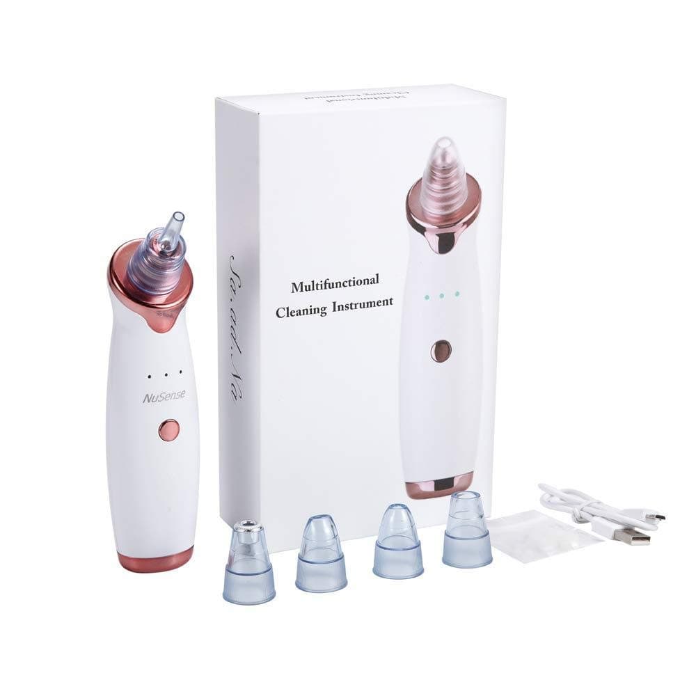 NuSense 5 in 1 Blackhead Remover Skin Care Pore Vacuum Acne Pimple Removal Vacuum Suction Tool facial