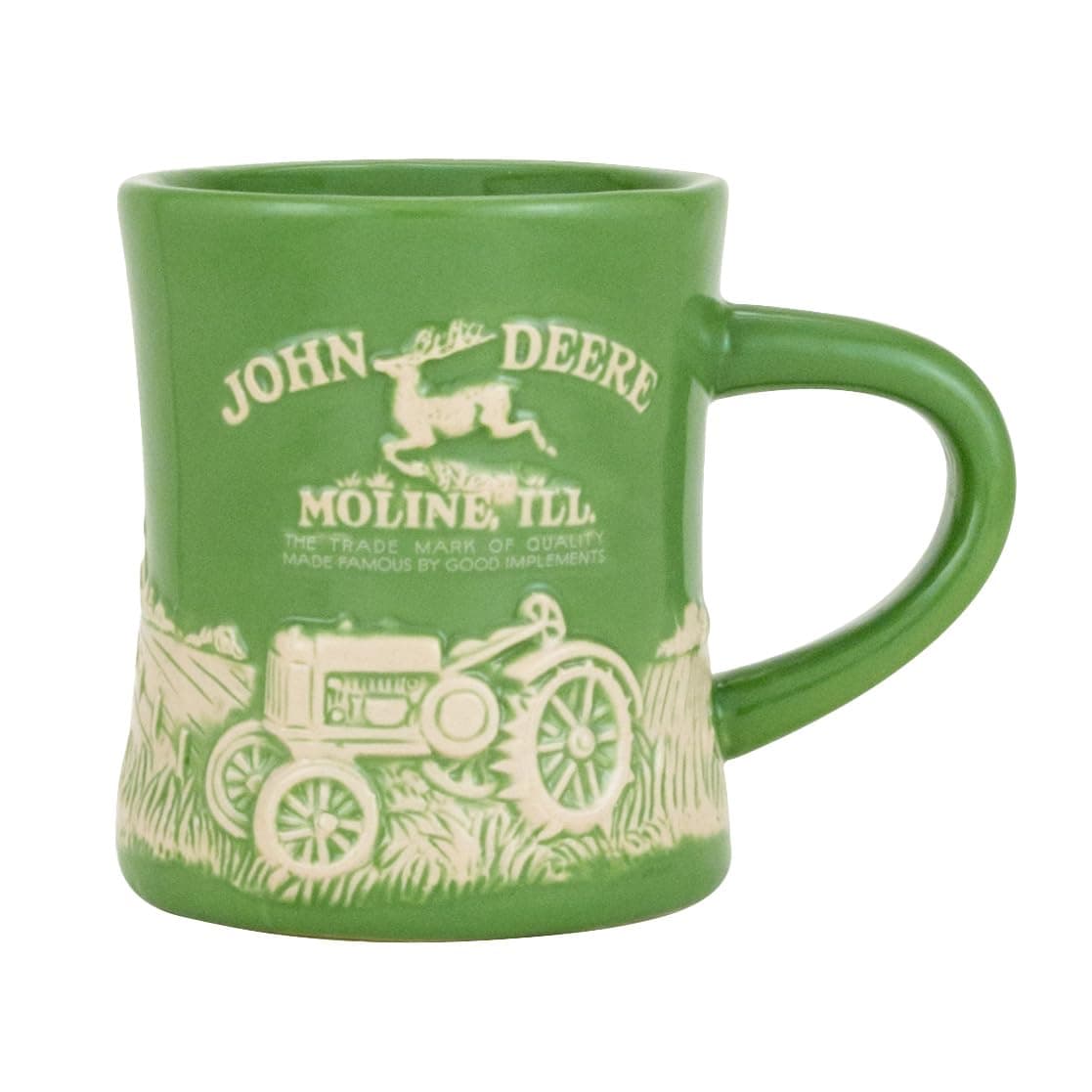 Stoneware Green Ceramic Model D Mug