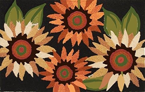 Autumn Sunflower Field Doormat-JellyBean Rug