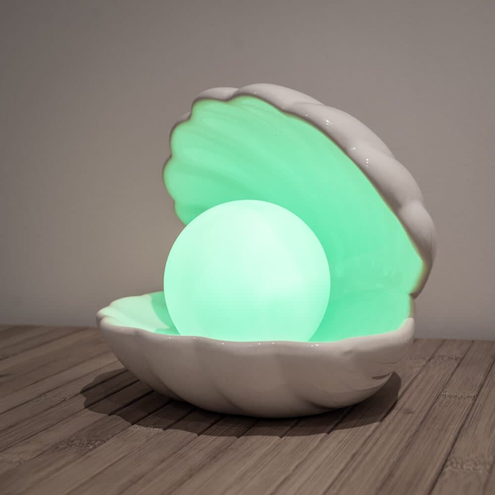 ALLESM Colour Changing Clam Light, Green [Energy Class A]