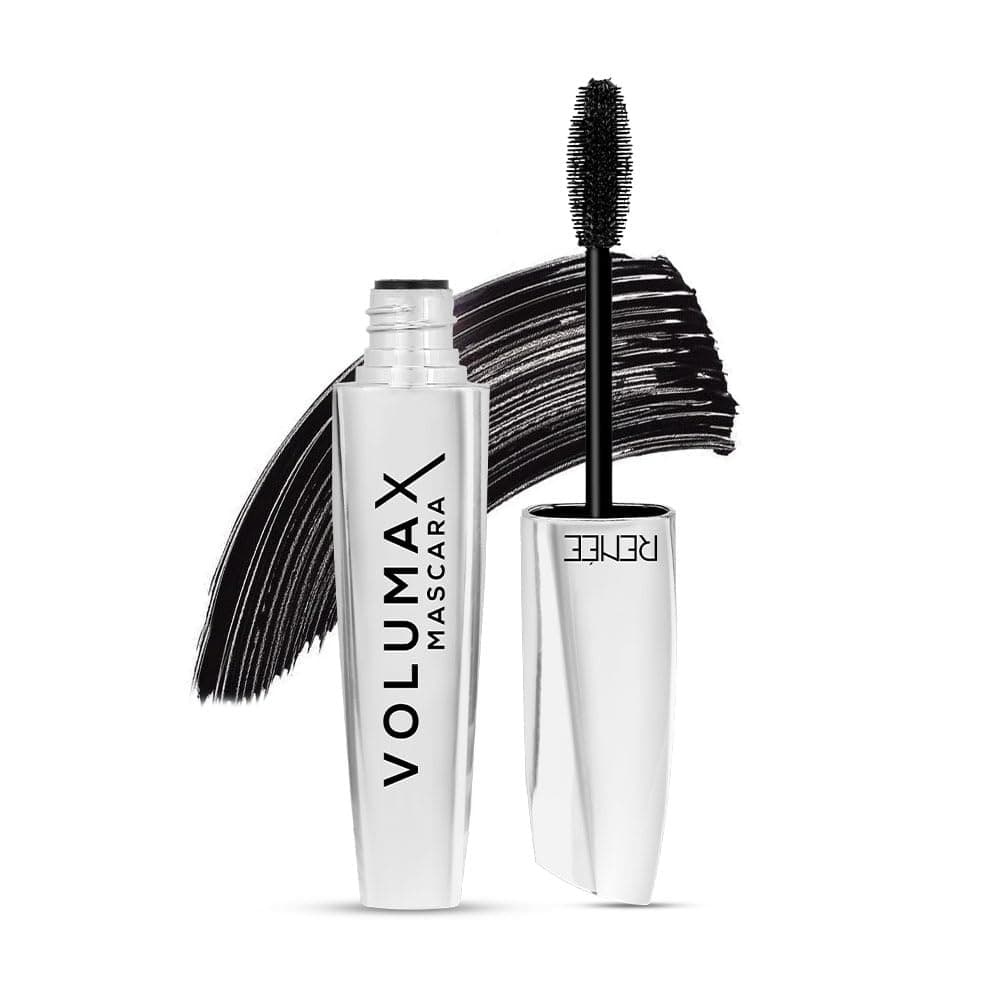 RENEE Volumax Mascara Black 10ml | Quick Dry, Waterproof, Long Lasting Weightless Formula | Volumizes, Lengthens & Conditions the Lashes With Intense Color | 360 - Degree Wand for Clump Free Applicat