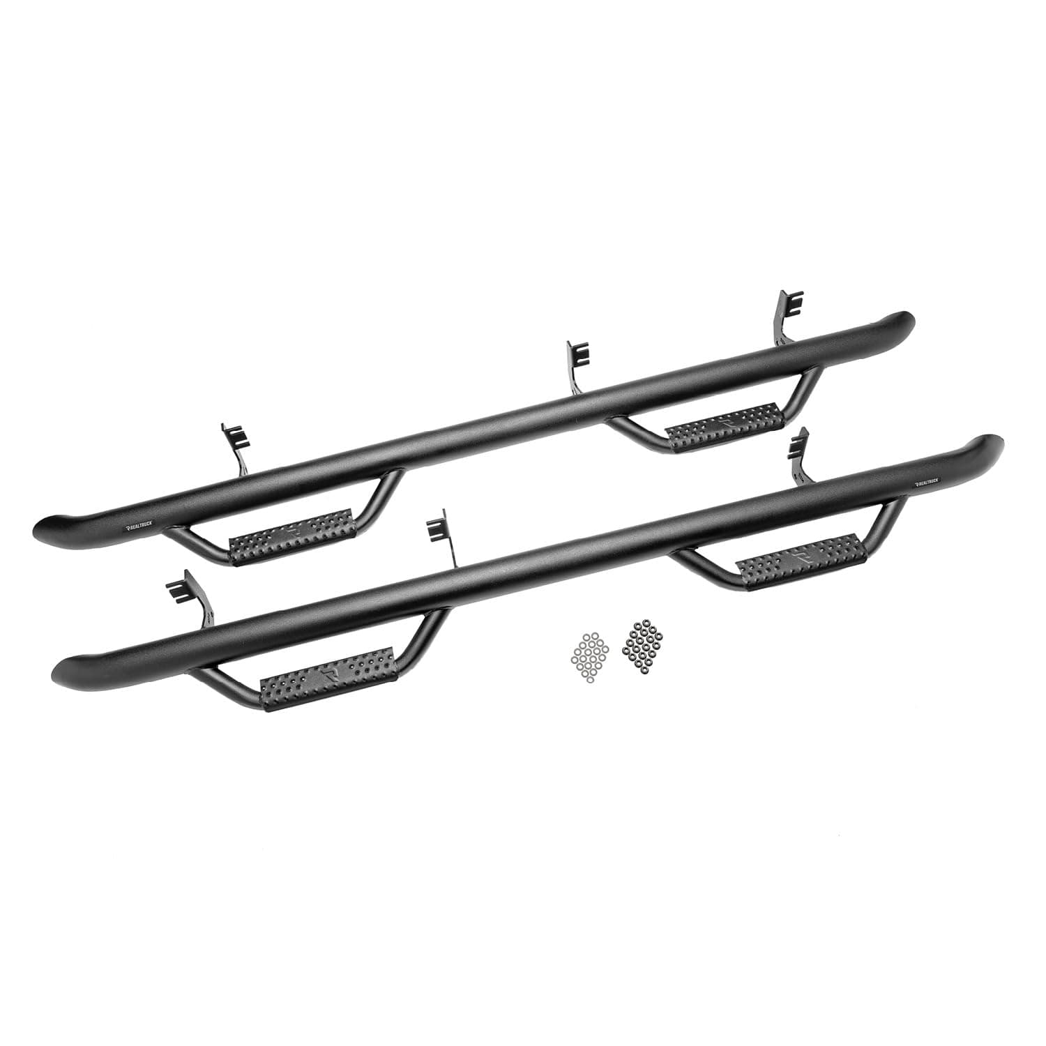 RealTruck Nerf Steps for 4Runner | Wheel-to-Wheel, Heavy Duty Steel, Textured Black | T1464R | Fits 2010 - 2024 Toyota 4 Runner Does not fit Limited, TRD Sport, Nightshade and 10-13 SR5 Models