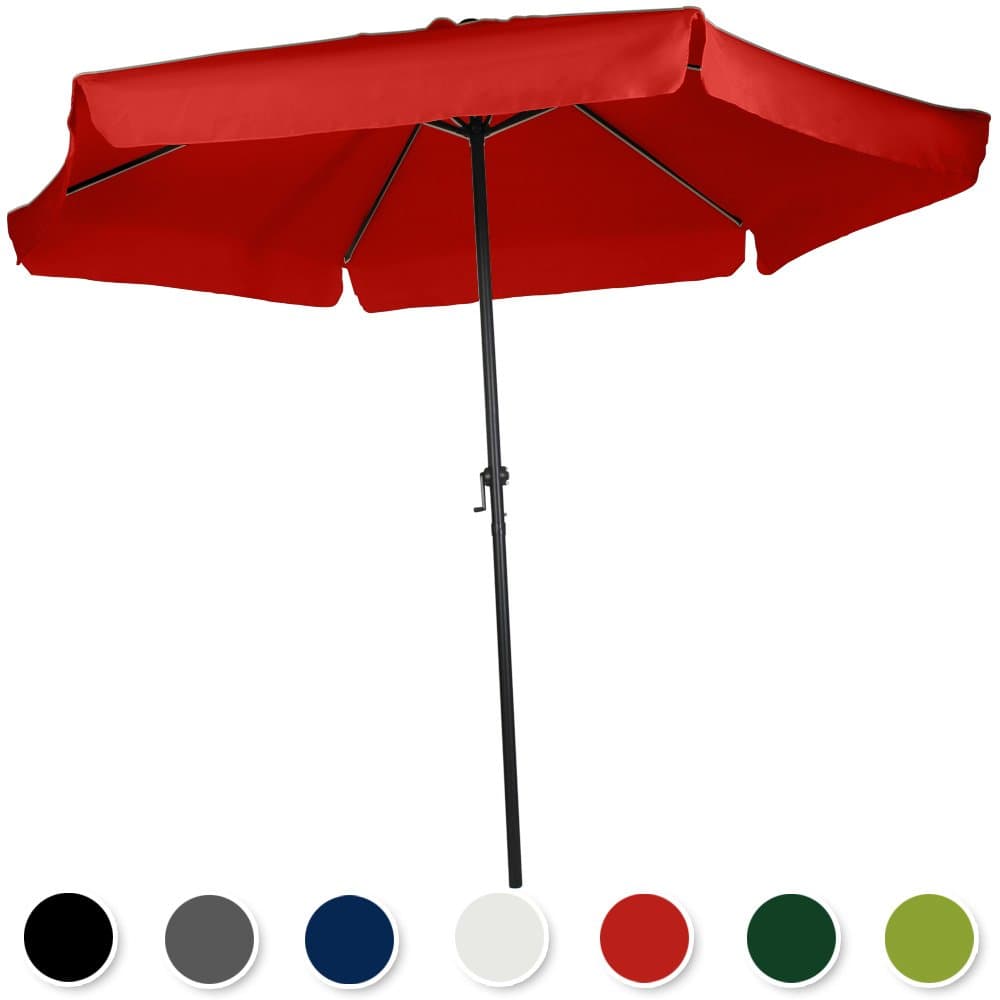 Miadomodo Garden Parasol Ø 9.8 ft / 3 m Patio Outdoor Sun Protection Umbrella Shade - Different Colours