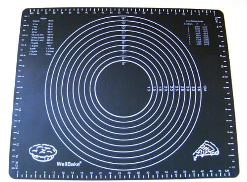 WellBake Silicone Non Stick Rolling Mat with Measurements 50 x 40cm