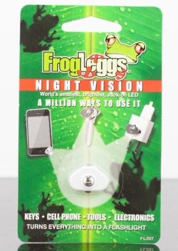 Frog Leggs Night Vision World's Smallest, Brightest, Stick On LED in Silver