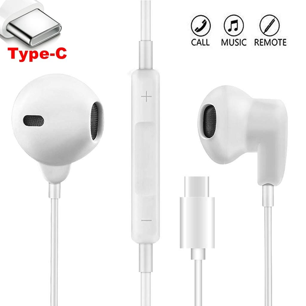 USB Type C Digital Earphones. Google Pixel 2 Headphones HiFi Stereo Headphones, Gym Sports Headsets for Google Pixel 3/XL/2/XL, Samsung, Motorola, MI and More Type c
