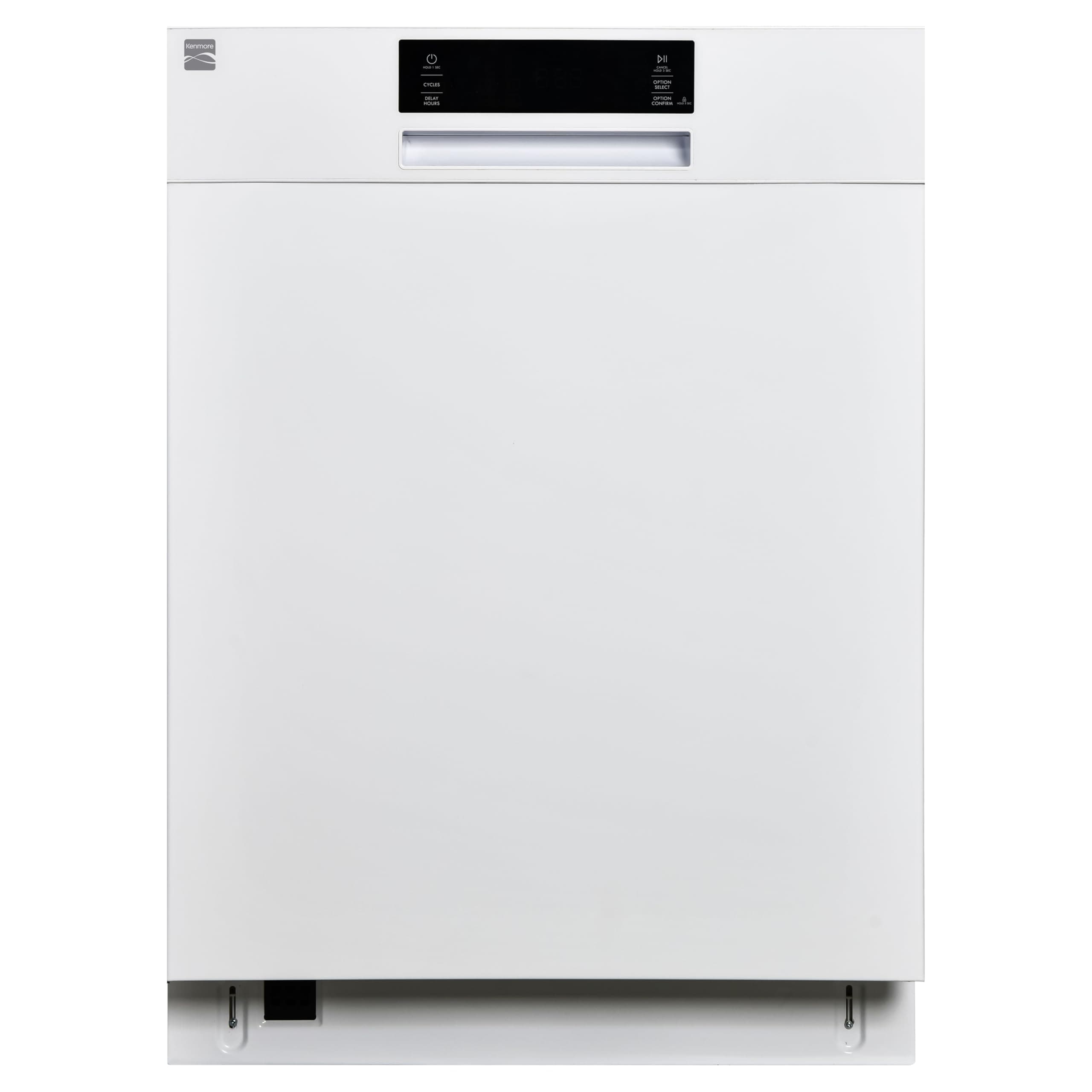 Kenmore 22-14582 24" Built-In Dishwasher - UltraWash, SmartWash, Sanitize Rinse, SmartDry, and Leak Detection - 14 Place Settings - 57 DBA - ENERGY STAR Certified - 24" - White