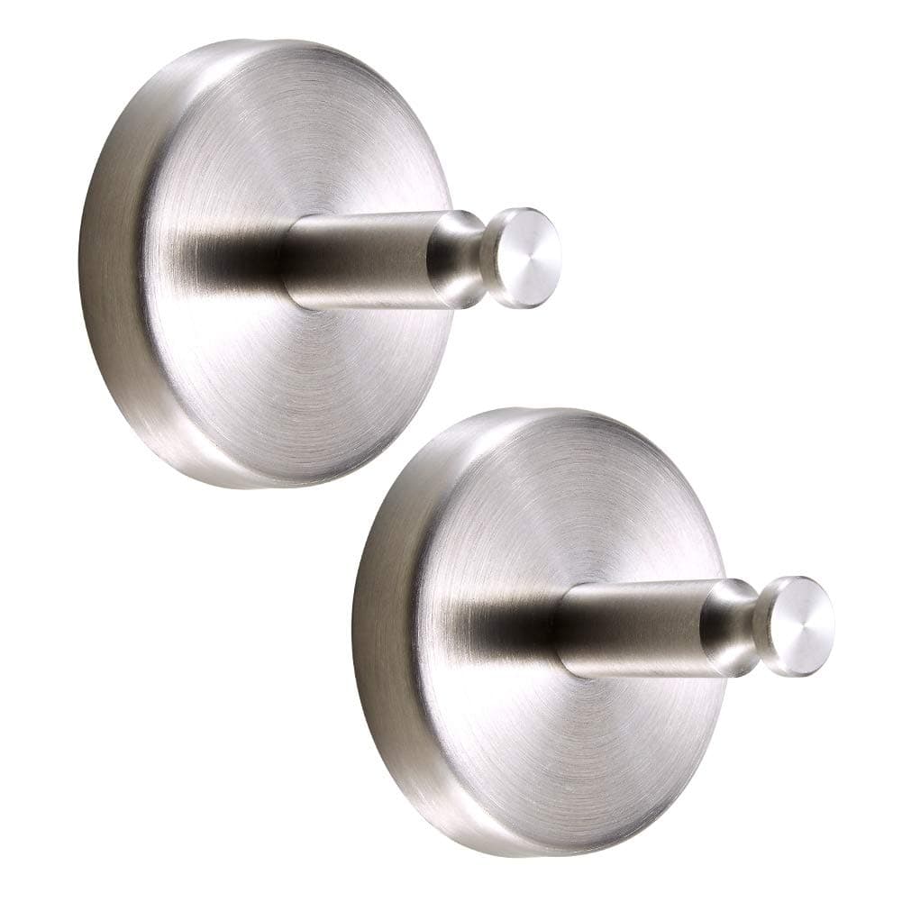 EMISK QTQW-09 Stainless Steel Heavy Duty Wall Mounted Robe Hooks, Standard