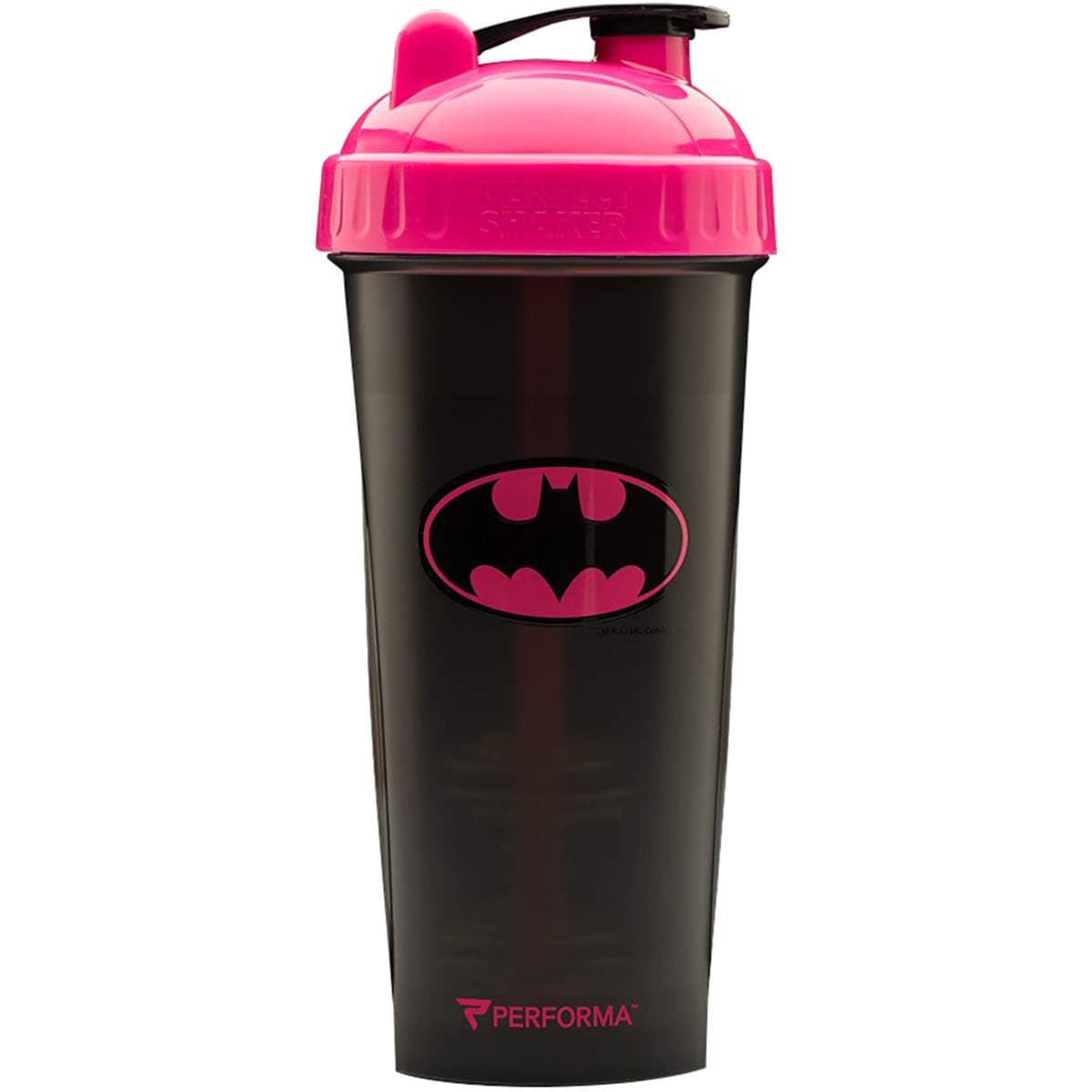 Performa Shakers Dc Comic Hero Series Shaker, 800 ml, Pink Batman Black/Pink