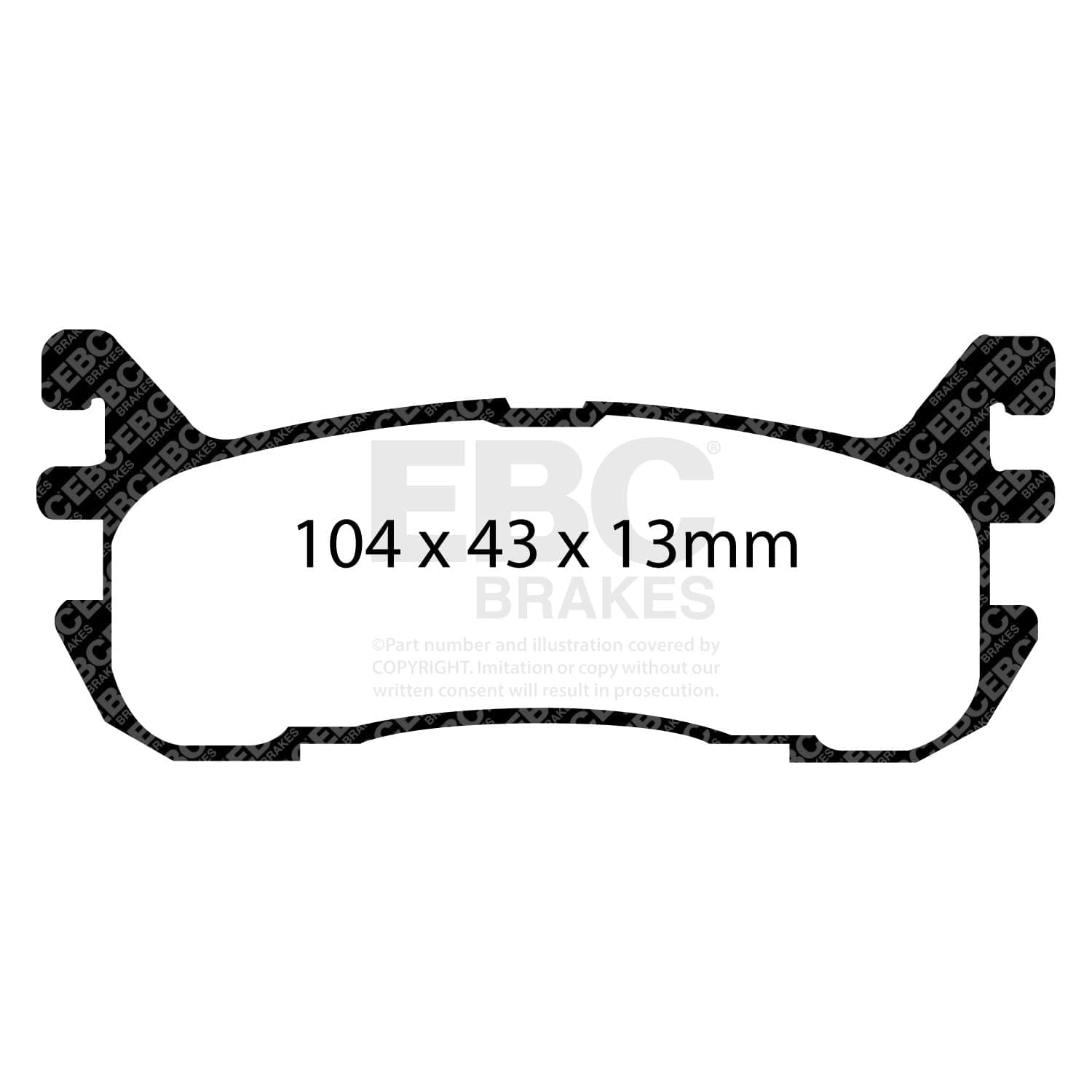 EBC Brakes - Greenstuff 2K Pads (DP21003)