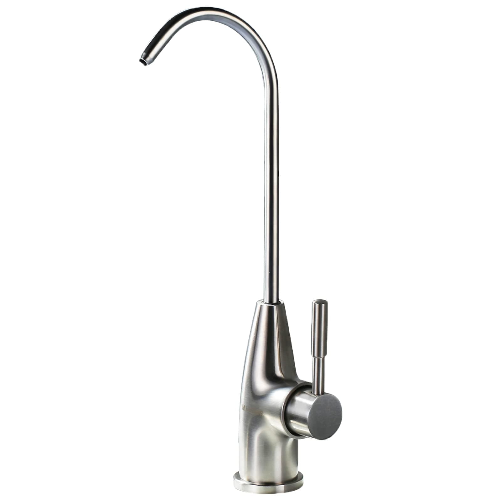 Water Filter Faucet, Fits Most Reverse Osmosis Water Filtration System, Kitchen Bar Sink Purifier Drinking Water Faucet, Stainless Steel，Lead-Free, Brushed, Single Handle