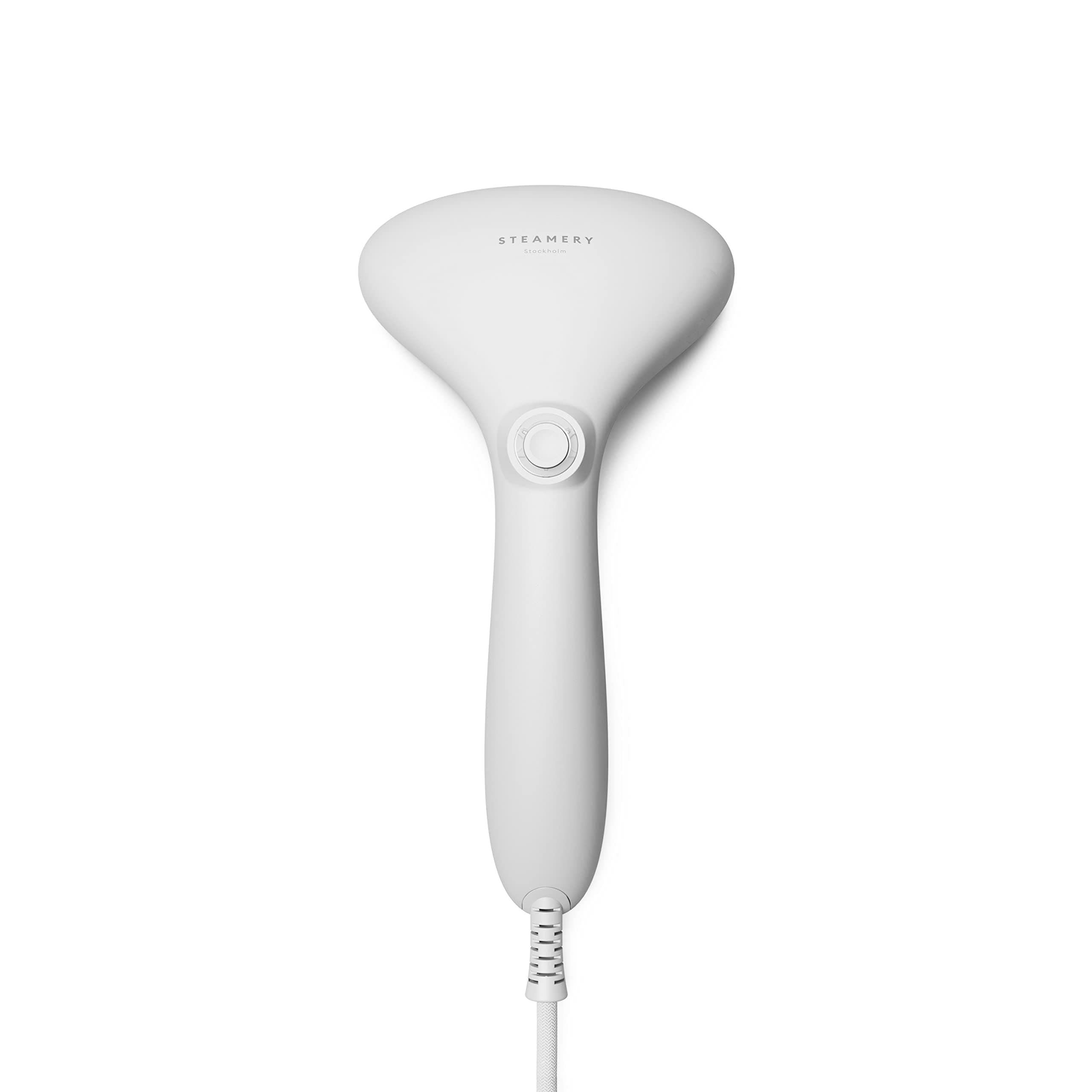 Steamery Handheld Clothes Steamer Cirrus 2, 1500W, UK Plug, Stainless Steel Mouthpiece, 25 Second Fast Heat Up, Garment Wrinkles Remover, Grey