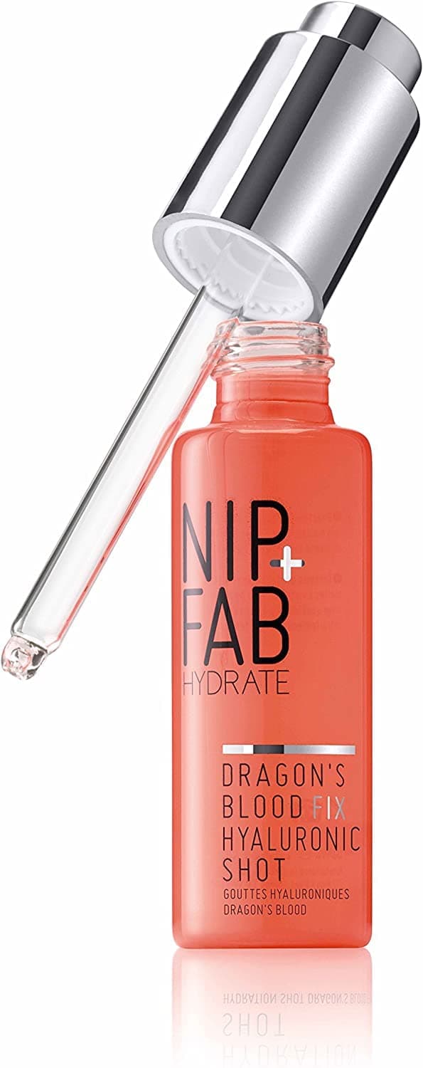Nip+Fab Dragon's Blood Hyaluronic Fix Shot | 30 ml | Delivering Optimum Hydration for Plumper and Fresh Complexion Look | Vegan & Cruelty-Free