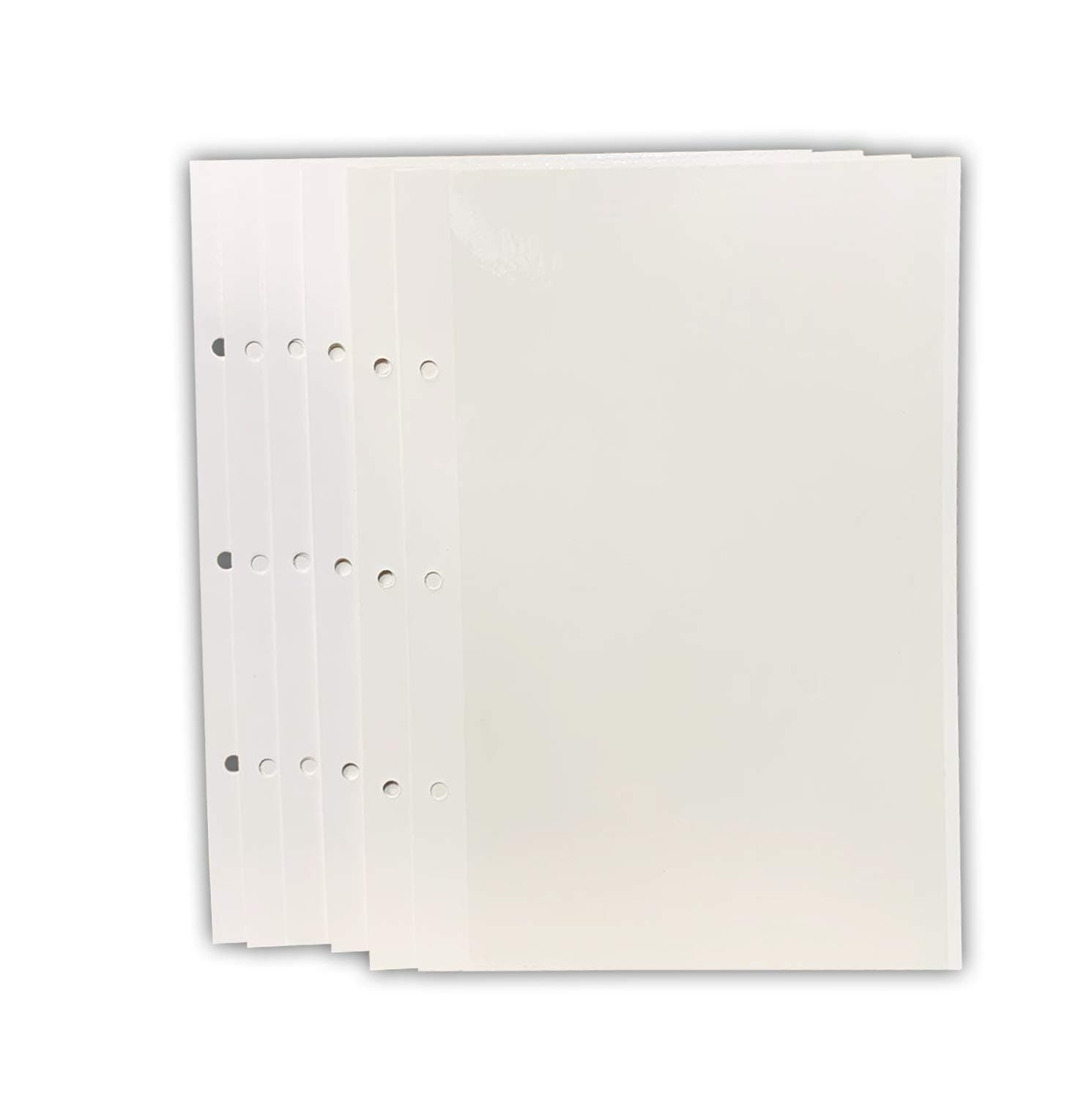Arpan Self Adhesive 20 Sheets/40 Sides Refill For Ring Binder Photo Album
