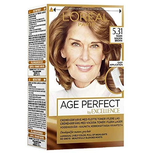 Excellence Color L'Oreal Paris Age Perfect 5.31 Warm Hair Dye, Natural Brown, Pack of 3