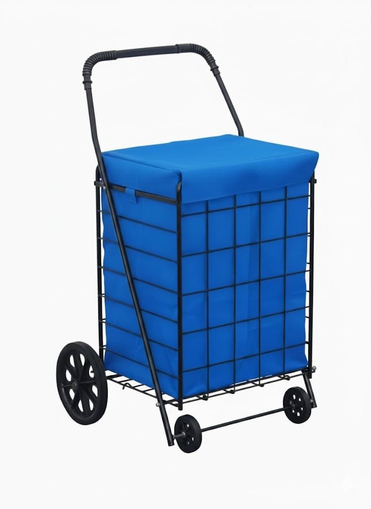 TM Jumbo Liner, Blue, 24" x 18" x 15" - Fits Large Shopping Carts