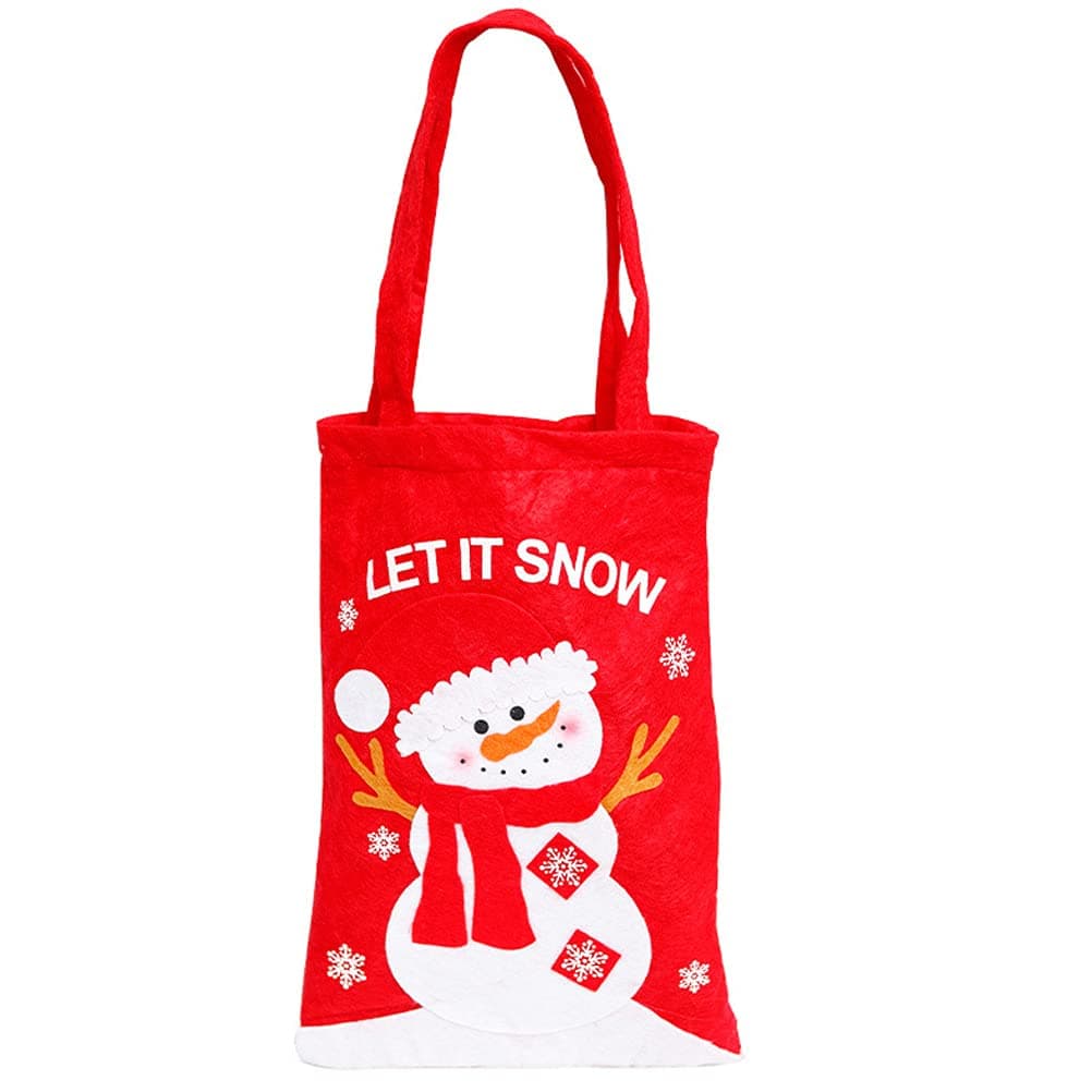 Christmas Gift Bags Eve Gift Wrapping Bags Gift Wrap Bags with Handles for Xmas Candy Apple