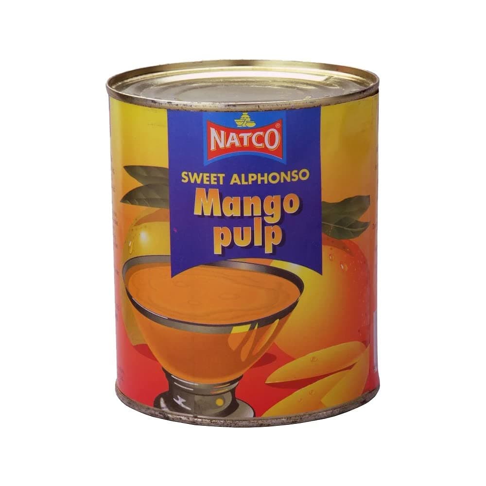 Natco Alphonso Mango Pulp | 850G | Mango Puree |Sweet Alphonso | Concentrate | Refreshing Drink | 100% Fresh | Indian Origin