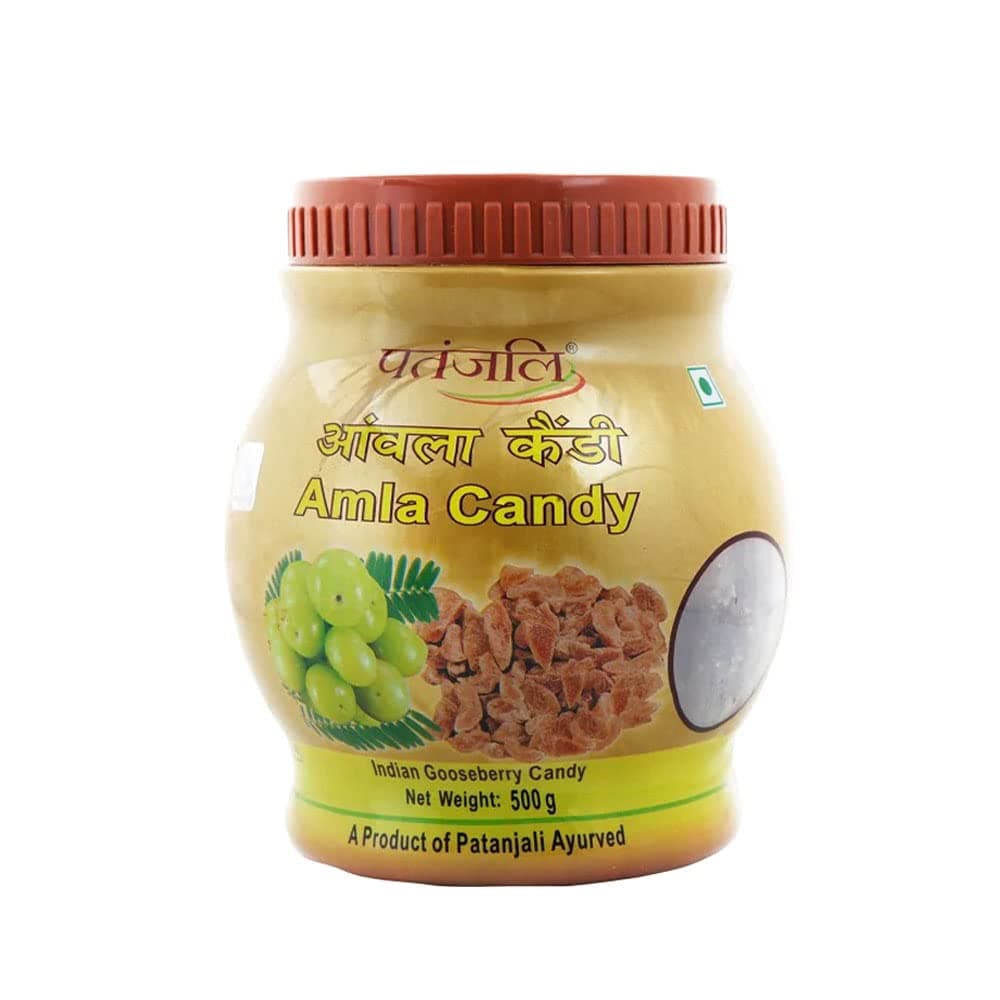 Patanjali Amla Candy (Indian Gooseberry) (500gram) (Pack of 1) - Provides Nourishment to the Body