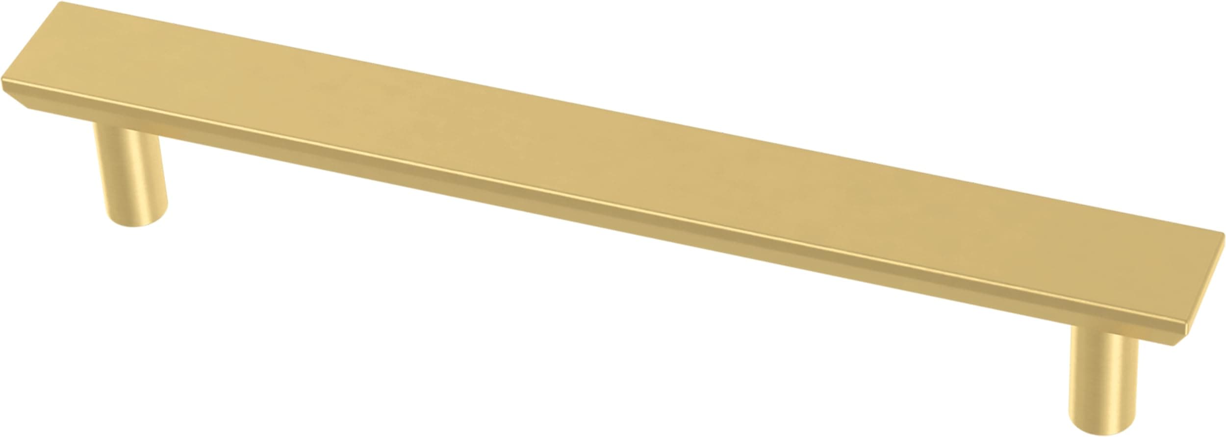 Franklin Brass Bayview Simple Chamfered Pull, Cabinet Handles and Drawer Pulls for Kitchen Cabinets Dresser Drawers, 5-1/16 Inch (128mm), 10-Pack, P40846K-117-C, Hardware