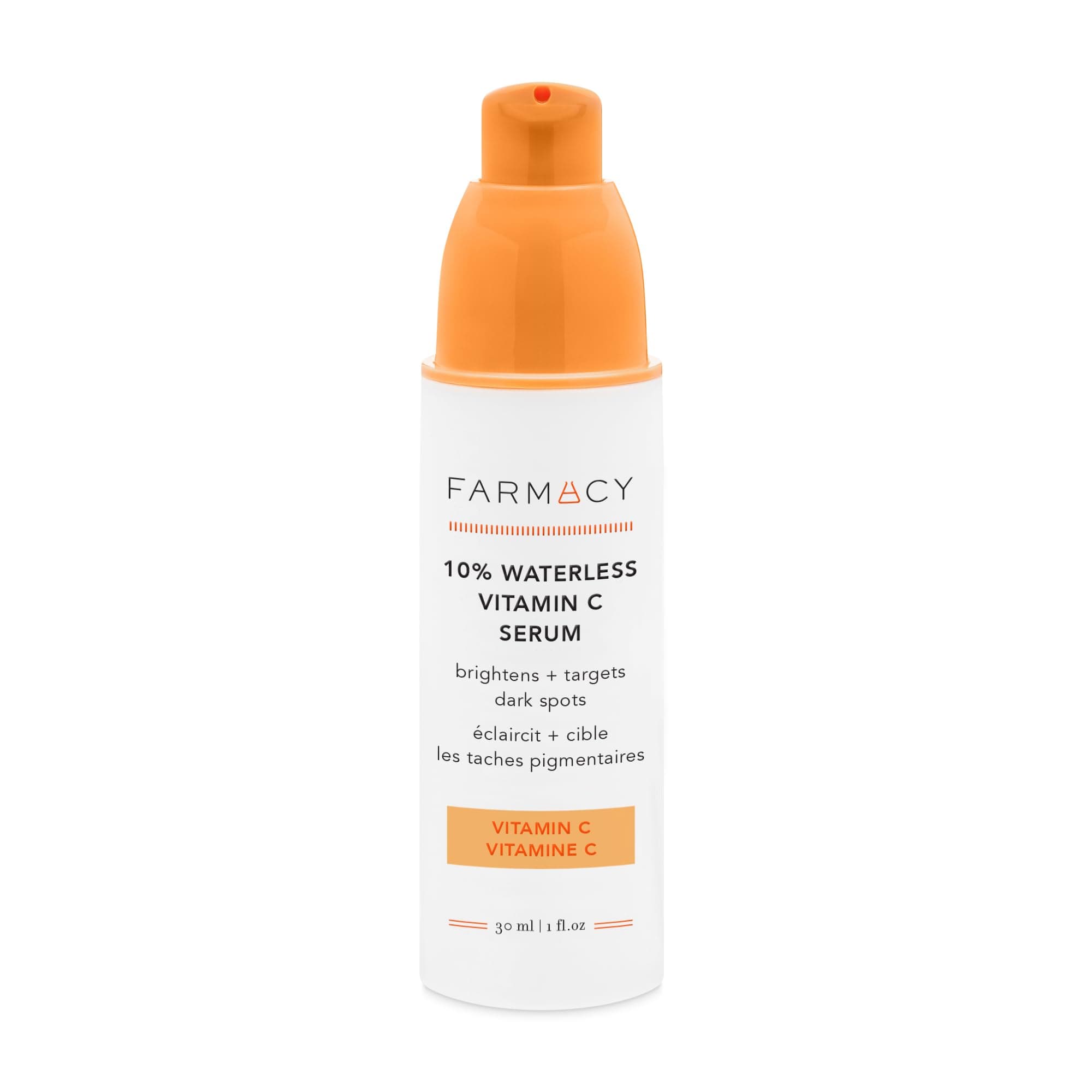 – 10% Vitamin C Serum for Face - Brightening Vitamin C Face Serum to Firm + Smooth Skin Texture - L Ascorbic Acid + Tangerine Peel Infused Skin Care to Hydrate and Even Skin Tone (30ml)