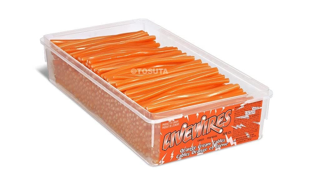 Livewires Cream Cables, 300 Count, Orange Cream {Imported from Canada}